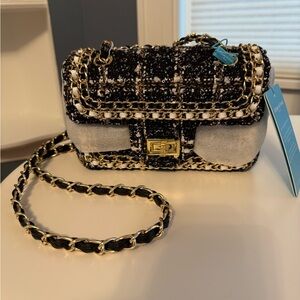 Tiffany & Fred Paris Tweed Hangbag Never Worn